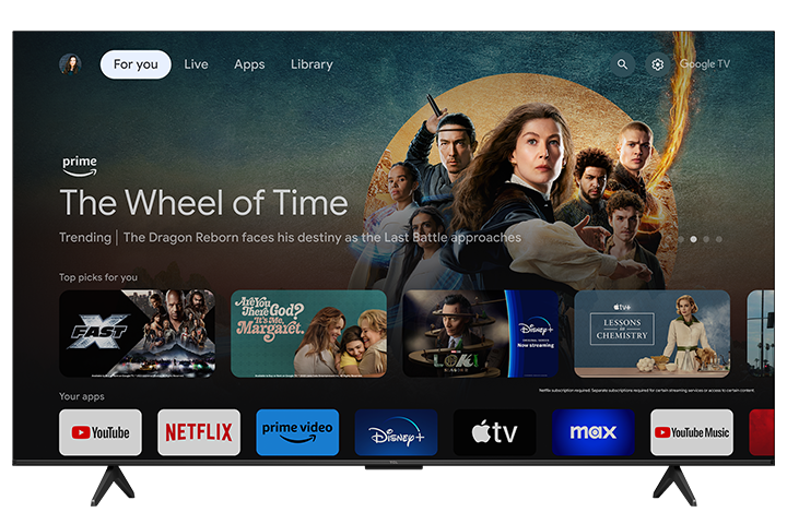 TCL 75" S Class 4K UHD HDR LED Smart TV with Google TV (75S571G)