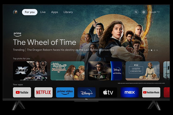 TCL 43” Class Q5 4K UHD HDR QLED Smart TV with Google TV (43Q51BG)
