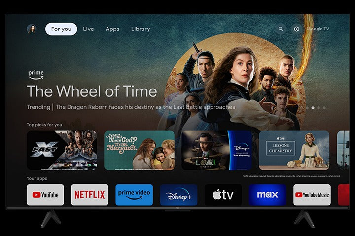 TCL 55” Class S5 4K UHD HDR LED Smart TV with Google TV (55S571G)