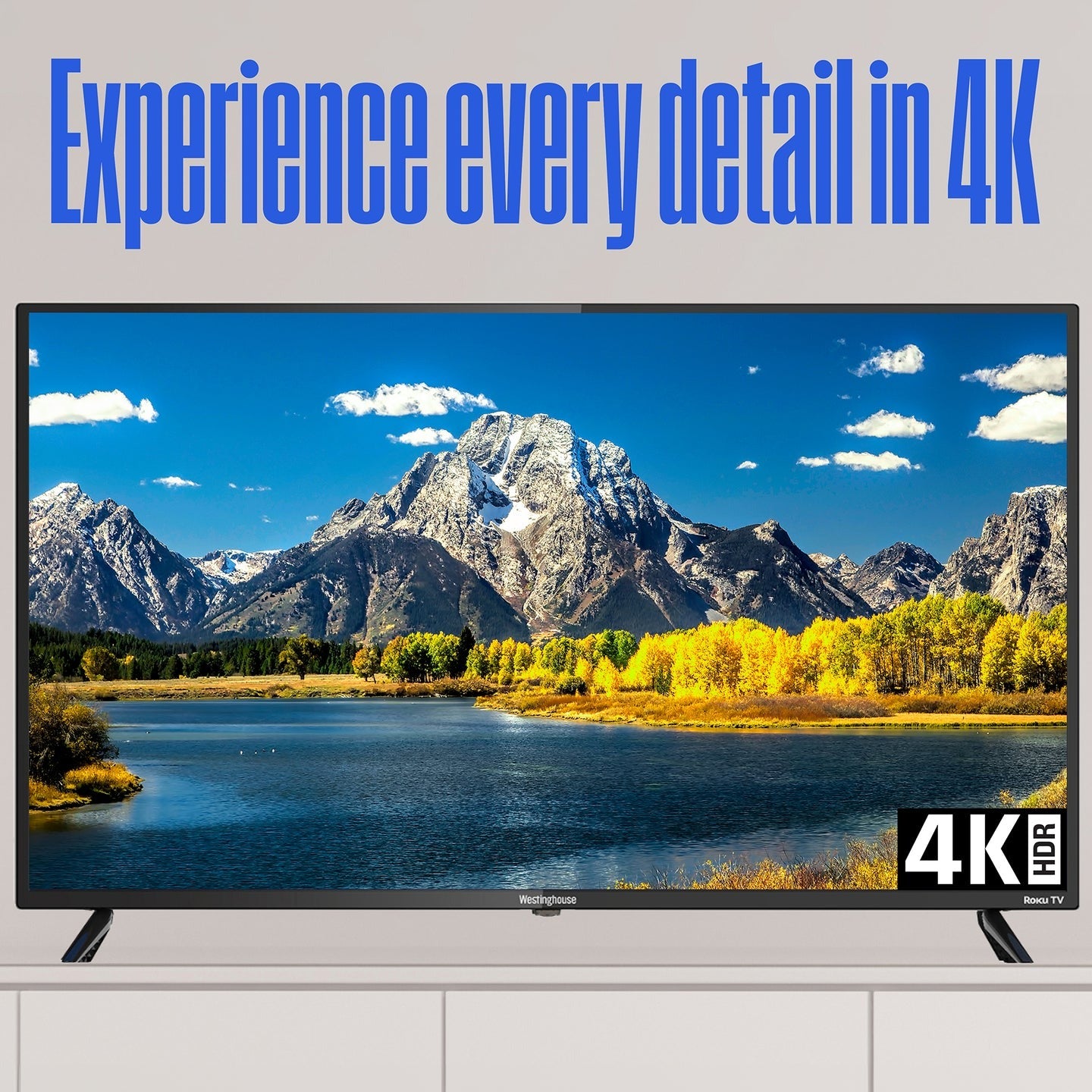 Westinghouse 55" 4K UHD Smart Roku TV with HDR l WR55UT4210