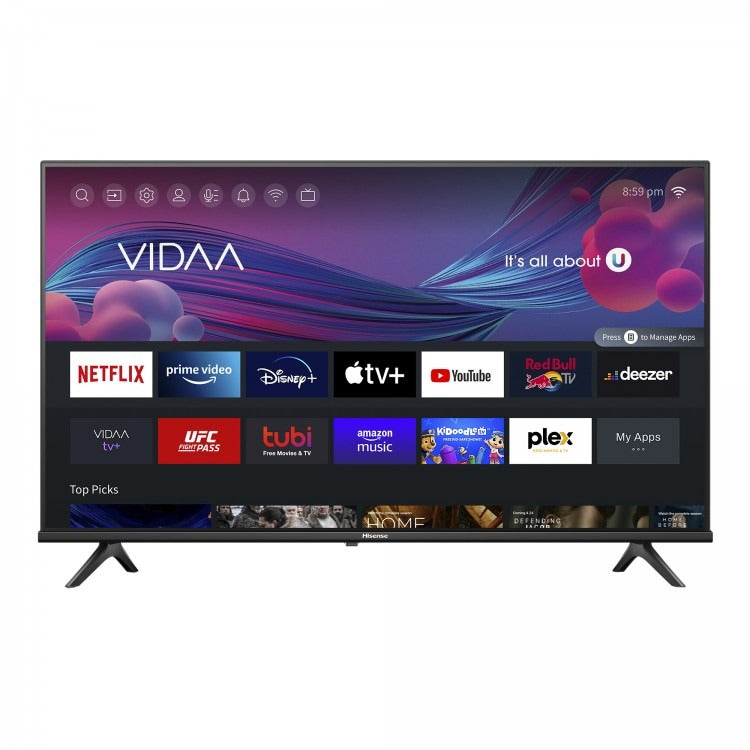 Téléviseur intelligent Hisense 43" 1080p Full HD LED LCD VIDAA | 43A4KV