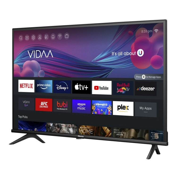 Téléviseur intelligent Hisense 43" 1080p Full HD LED LCD VIDAA | 43A4KV