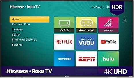 Hisense 43" Class 4K Ultra HD (2160P) HDR Roku Smart LED TV (43R6E1)
