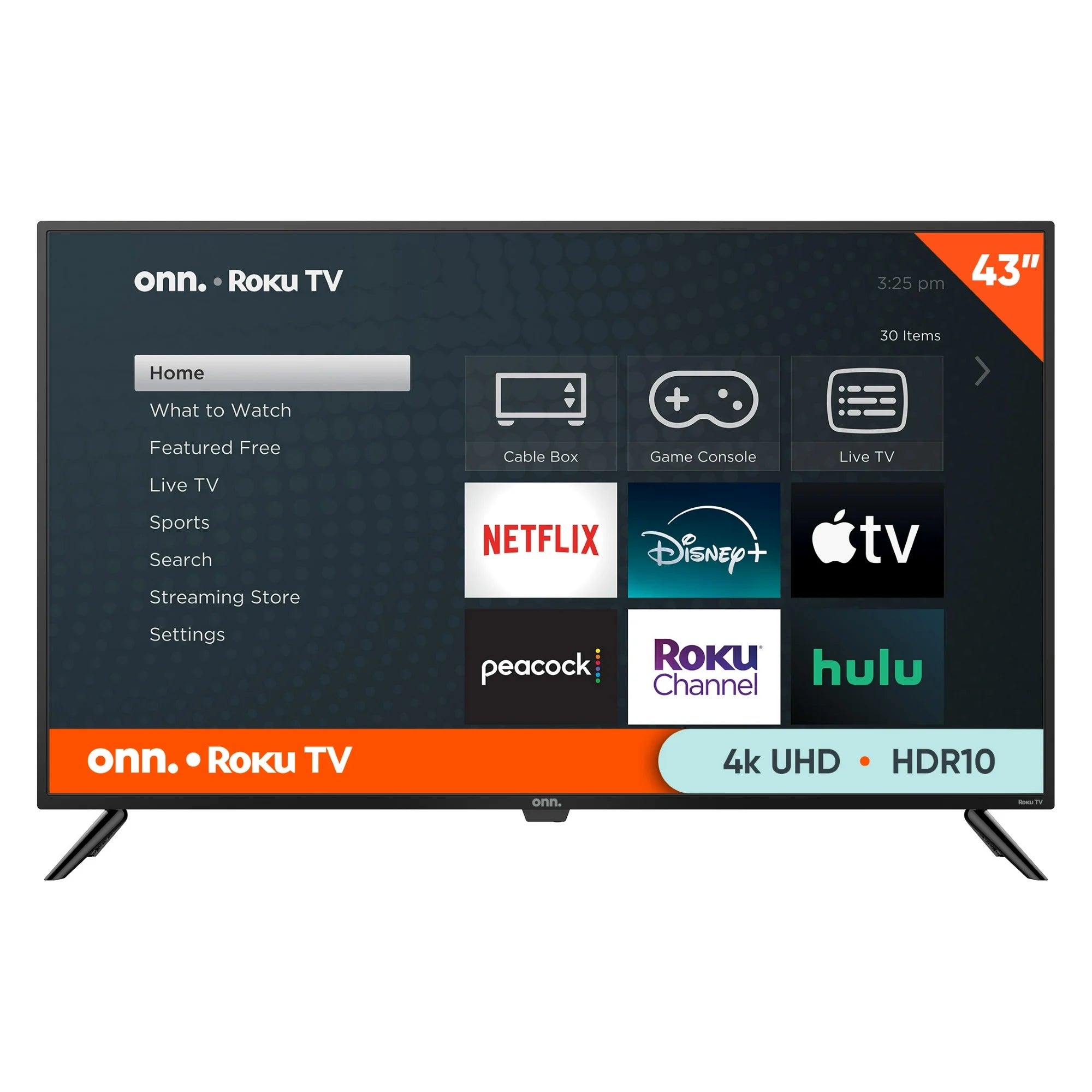 bon. Téléviseur intelligent Roku 50" 4K UHD HDR10 l 100012585