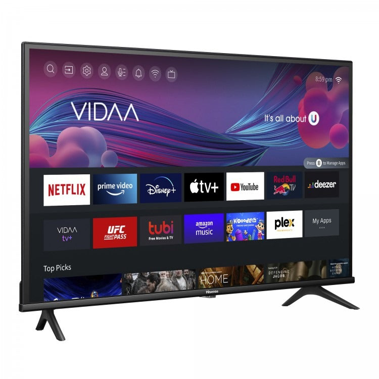 Téléviseur intelligent Hisense 43" 1080p Full HD LED LCD VIDAA | 43A4KV
