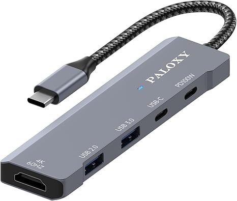 USB C Hub 5 in 1 Multiport Adapter 4K60HZ HDMI