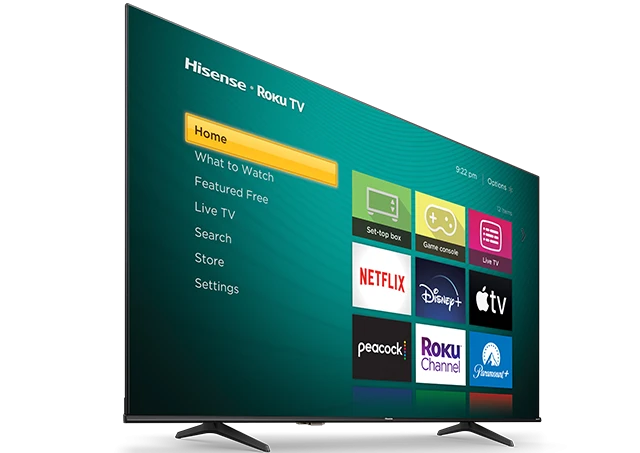 Téléviseur intelligent Hisense 58 pouces 4K UHD LED LCD Roku HDR série R6 l 58R6E3