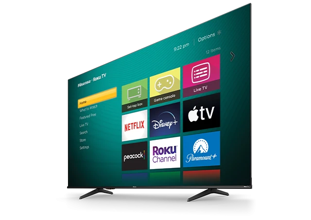 Téléviseur intelligent Hisense 58 pouces 4K UHD LED LCD Roku HDR série R6 l 58R6E3