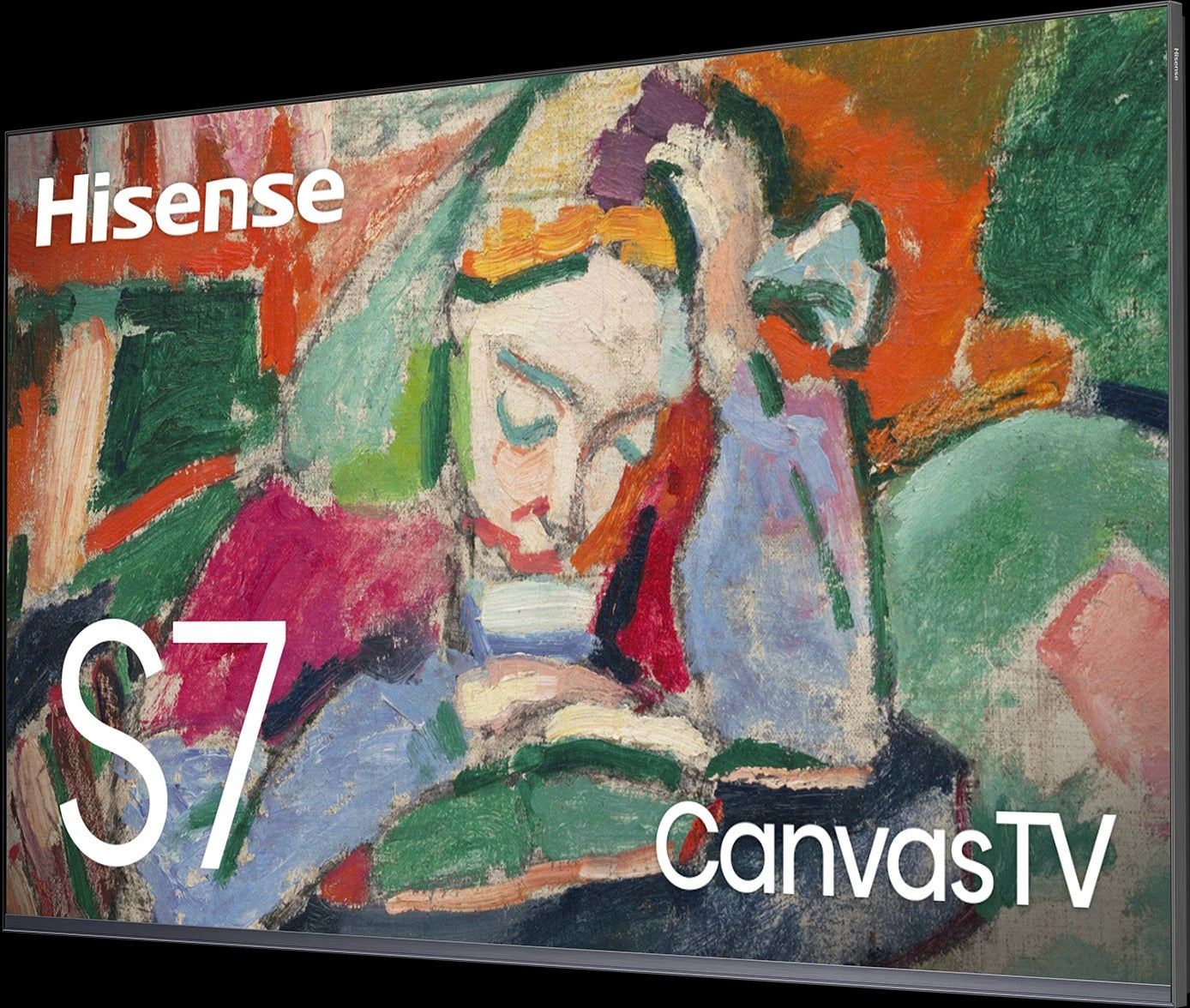 Hisense 55-Inch Class QLED 4K S7N CanvasTV HDR Google Smart TV l 55S7N