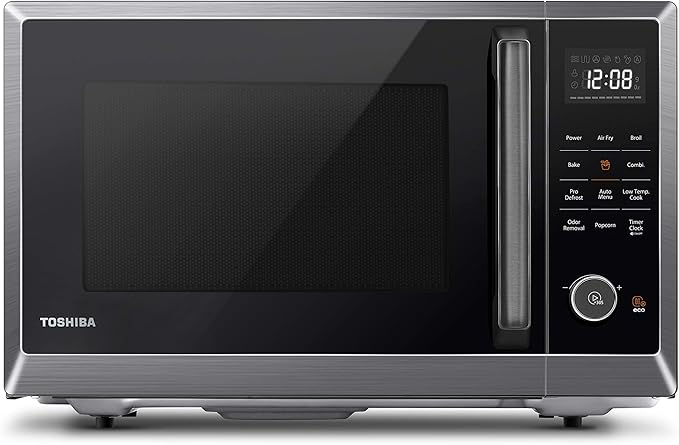 TOSHIBA Air Fryer Combo 8-in-1 Countertop Microwave Oven