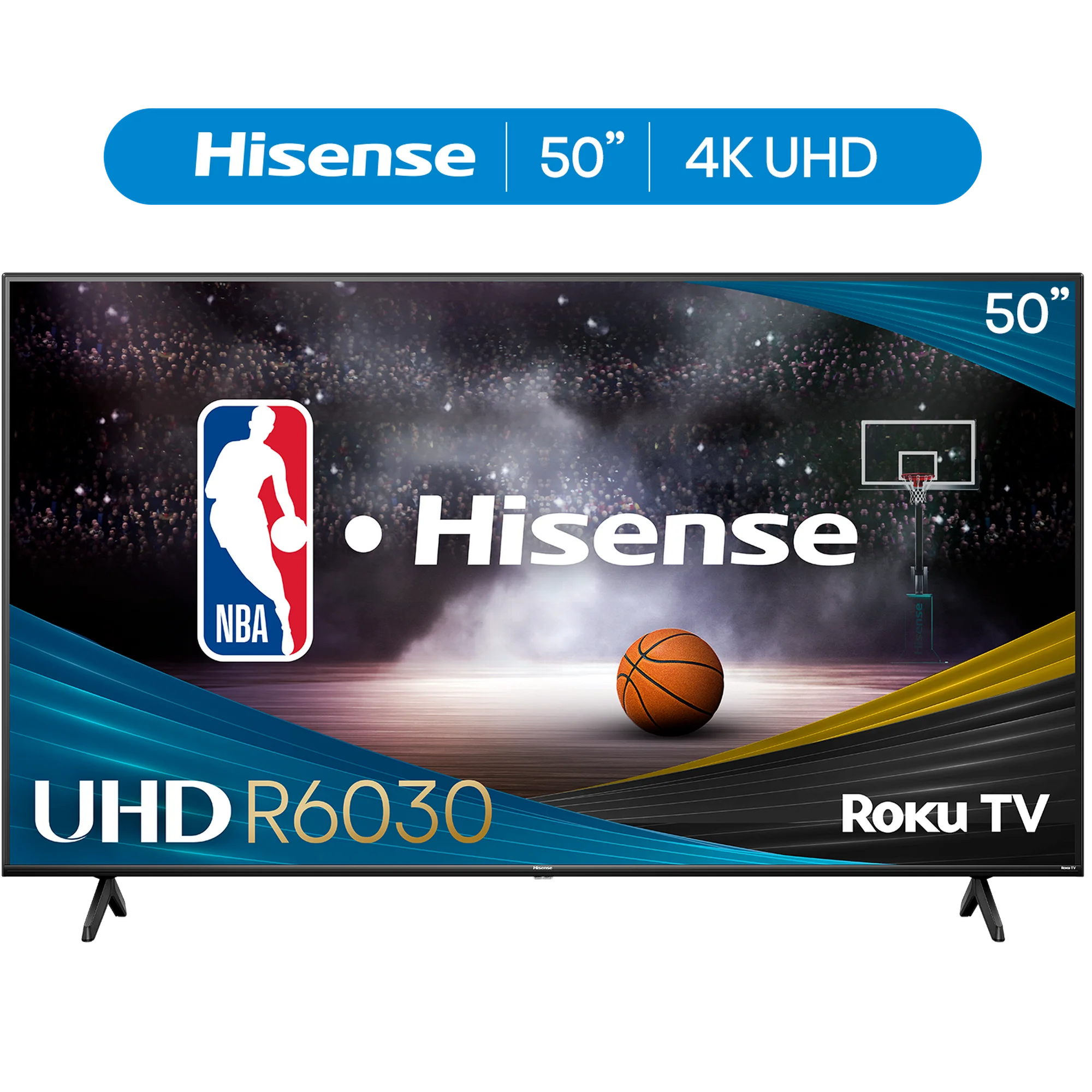 Hisense 50" Class R6 Series 4K UHD Roku Smart TV l 50R6030N