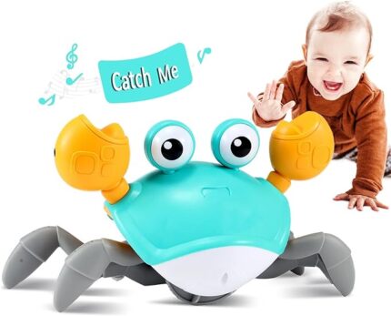Control future Crawling Crab Baby Toy - Infant Tummy Time