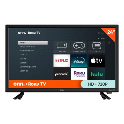 onn. 24" Class 720p HD Roku Smart TV l 100012590